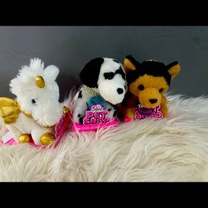 Set of 3 brand new justice pet shop new with tags